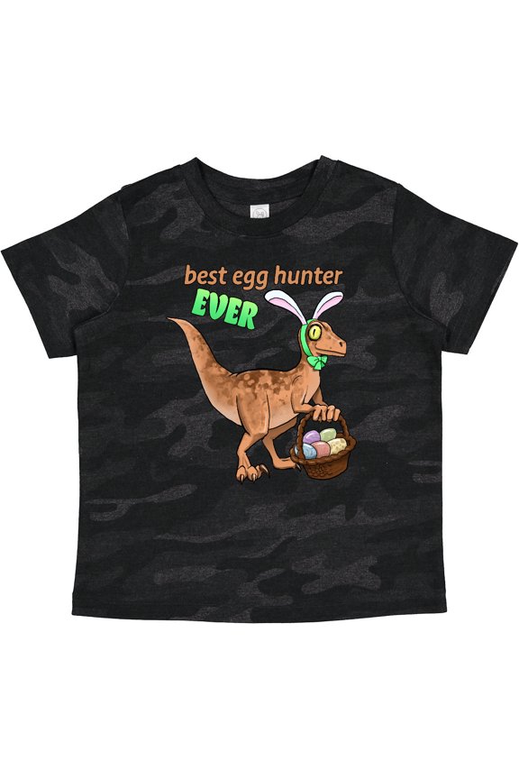 Best Egg Hunter Ever Easter Dinosaur Boys or Girls Toddler T-Shirt