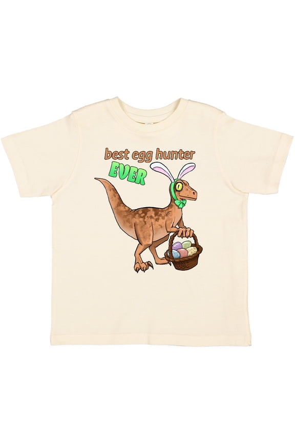 Best Egg Hunter Ever Easter Dinosaur Boys or Girls Toddler T-Shirt