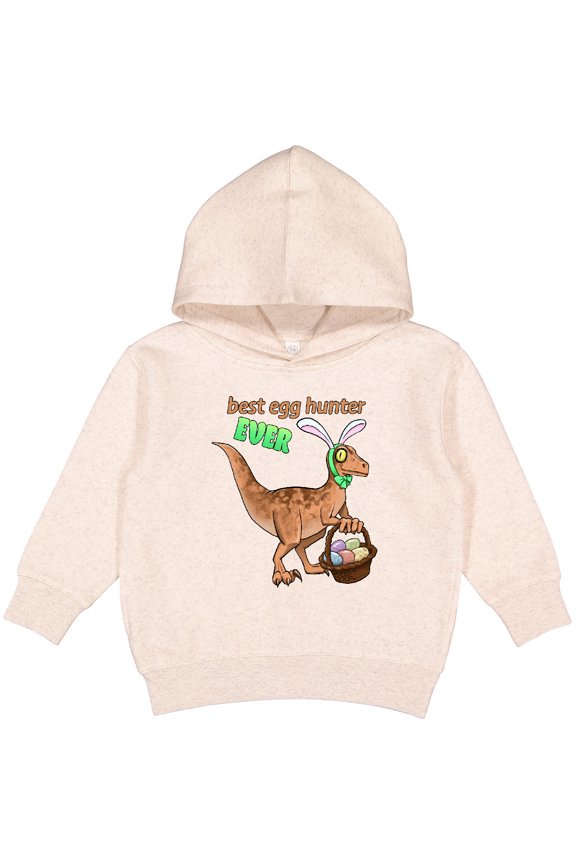 Best Egg Hunter Ever Easter Dinosaur Toddler Hoodie