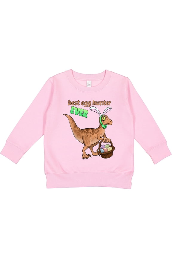 Best Egg Hunter Ever Easter Dinosaur Toddler Sweatshirt
