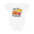 thumbnail image 1 of Inktastic Best Friends Burger and Fries Boys or Girls Baby Bodysuit, 1 of 5