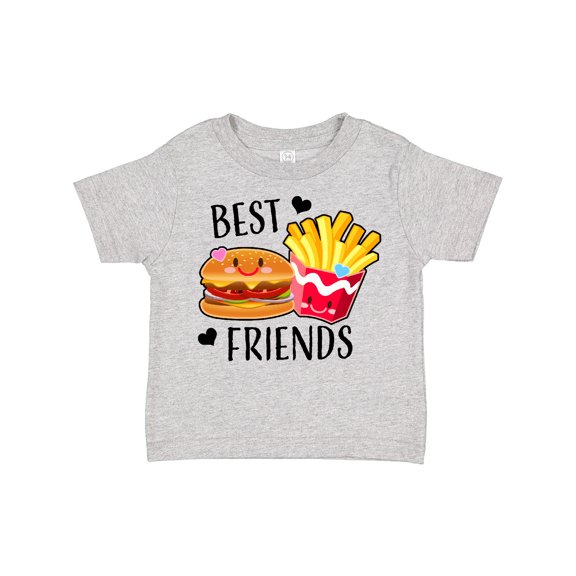 Inktastic Best Friends Burger and Fries Boys or Girls Toddler T-Shirt