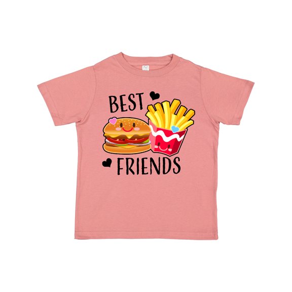 Inktastic Best Friends Burger and Fries Boys or Girls Toddler T-Shirt