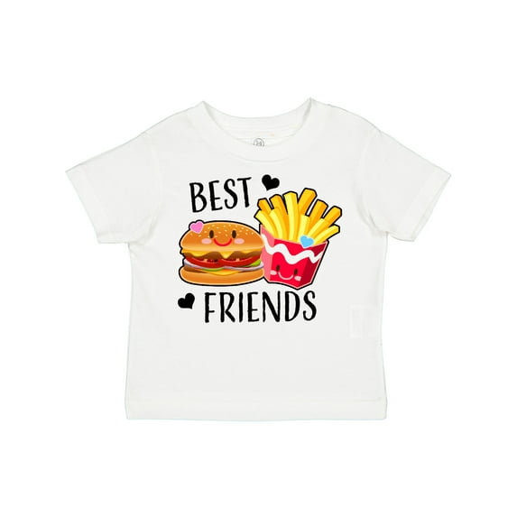 Inktastic Best Friends Burger and Fries Boys or Girls Toddler T-Shirt