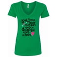 thumbnail image 1 of Inktastic Best Friends Forever Never Apart, Maybe in Distance Women's V-Neck T-Shirt, 1 of 5