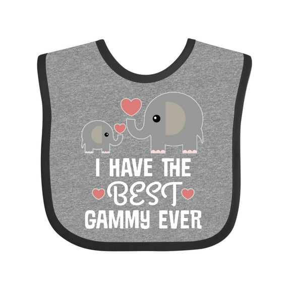 Inktastic Best Gammy Ever Grandchild Boys or Girls Baby Bib