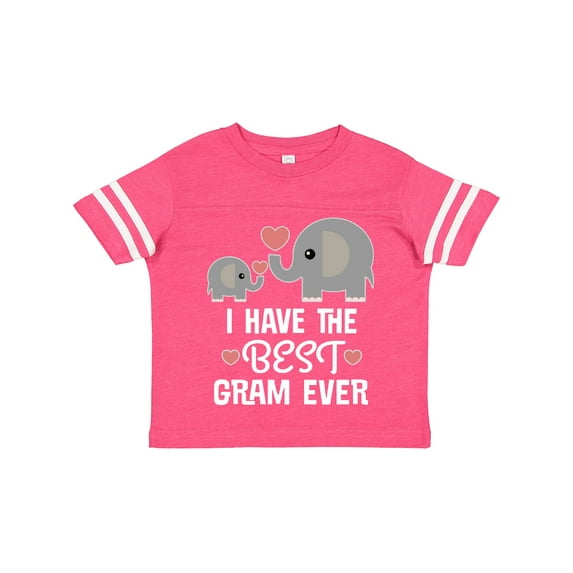 Inktastic Best Gram Ever Grandchild Boys or Girls Toddler T-Shirt