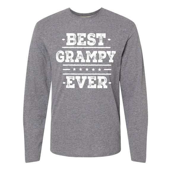 Inktastic Best Grampy Ever Grandpa Long Sleeve T-Shirt