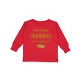 thumbnail image 1 of Inktastic Best Grandpas Make Pancakes Boys Long Sleeve Toddler T-Shirt, 1 of 5