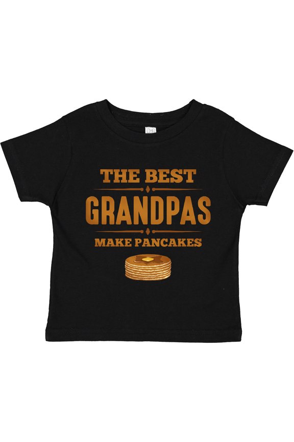 Best Grandpas Make Pancakes Boys Toddler T-Shirt