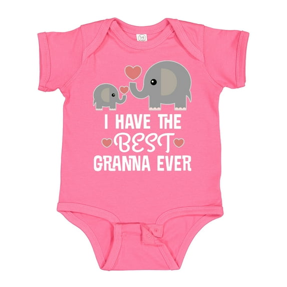 Inktastic Best Granna Ever Grandchild Boys or Girls Baby Bodysuit