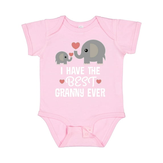 Inktastic Best Granny Ever Grandchild Boys or Girls Baby Bodysuit