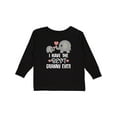 thumbnail image 1 of Inktastic Best Granny Ever Grandchild Gift Boys or Girls Long Sleeve Toddler T-Shirt, 1 of 5
