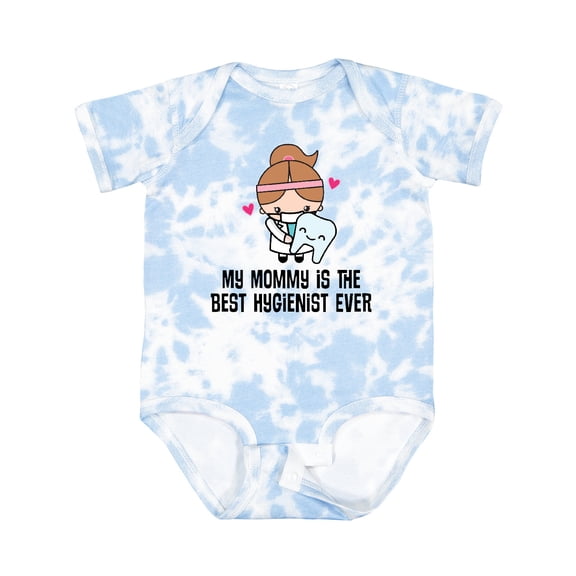 Inktastic Best Hygienist Ever Mommy Girls Baby Bodysuit