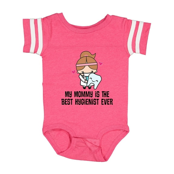 Inktastic Best Hygienist Ever Mommy Girls Baby Bodysuit
