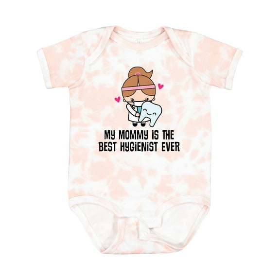 Inktastic Best Hygienist Ever Mommy Girls Baby Bodysuit