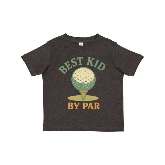 Inktastic Best Kid by Par Golf Ball Motif Boys or Girls Toddler T-Shirt
