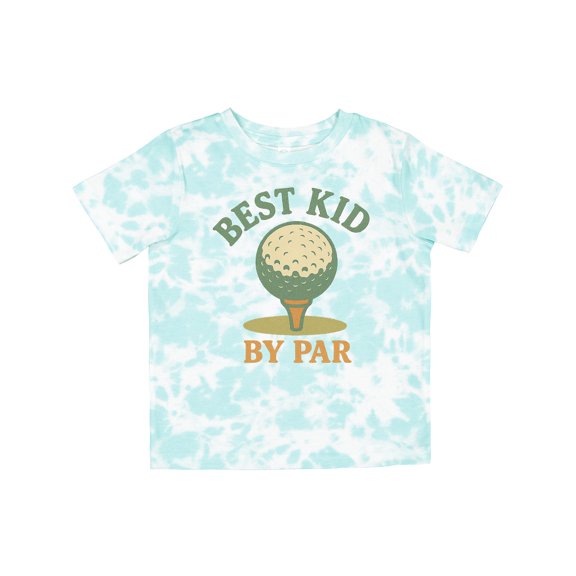 Inktastic Best Kid by Par Golf Ball Motif Boys or Girls Toddler T-Shirt