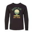 thumbnail image 1 of Inktastic Best Kid by Par Golf Ball Motif Long Sleeve Youth T-Shirt, 1 of 5