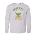 thumbnail image 1 of Inktastic Best Kid by Par Golf Ball Motif Long Sleeve Youth T-Shirt, 1 of 5