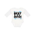 thumbnail image 1 of Inktastic Best Lil Brother Boys Long Sleeve Baby Bodysuit, 1 of 5