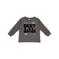 thumbnail image 1 of Inktastic Best Lil Brother Boys Long Sleeve Toddler T-Shirt, 1 of 5