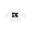 thumbnail image 1 of Inktastic Best Lil Brother Boys Long Sleeve Toddler T-Shirt, 1 of 5