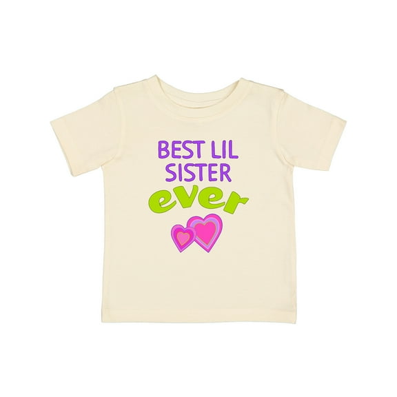 Inktastic Best Lil Sister Ever Girls Baby T-Shirt