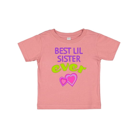 Inktastic Best Lil Sister Ever Girls Baby T-Shirt