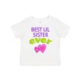 thumbnail image 1 of Inktastic Best Lil Sister Ever Girls Toddler T-Shirt, 1 of 5