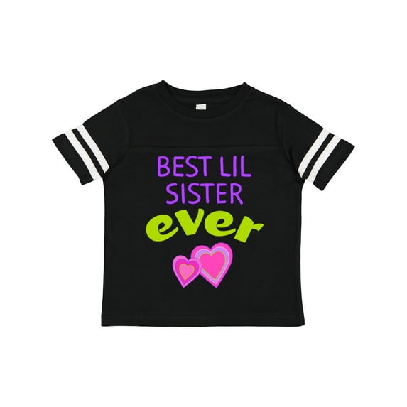 Inktastic Best Lil Sister Ever Girls Toddler T-Shirt