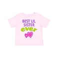 thumbnail image 1 of Inktastic Best Lil Sister Ever Girls Toddler T-Shirt, 1 of 5