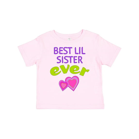 Inktastic Best Lil Sister Ever Girls Toddler T-Shirt