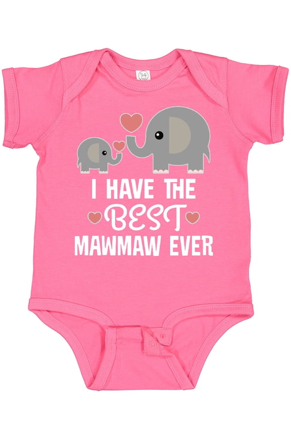 Best Mawmaw Ever Grandchild Boys or Girls Baby Bodysuit