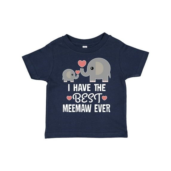 Inktastic Best Meemaw Ever Grandkids Boys or Girls Toddler T-Shirt