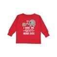 thumbnail image 1 of Inktastic Best Mema Ever Grandchild Gift Boys or Girls Long Sleeve Toddler T-Shirt, 1 of 5