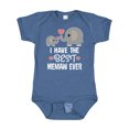 thumbnail image 1 of Inktastic Best Memaw Ever Grandchild Boys or Girls Baby Bodysuit, 1 of 5