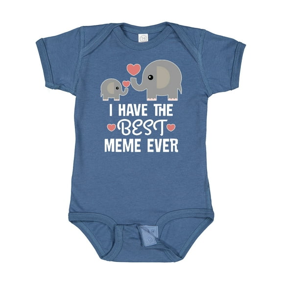Inktastic Best Meme Ever Grandchild Boys or Girls Baby Bodysuit