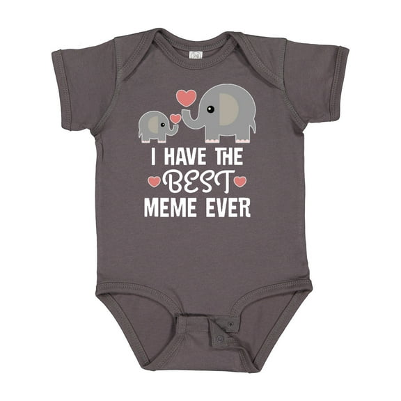 Inktastic Best Meme Ever Grandchild Boys or Girls Baby Bodysuit