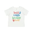 thumbnail image 1 of Inktastic Best Middle Brother Ever Little Boy Boys Toddler T-Shirt, 1 of 5