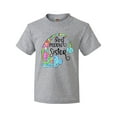thumbnail image 1 of Inktastic Best Middle Sister Colorful Rainbow Swirls Youth T-Shirt, 1 of 5