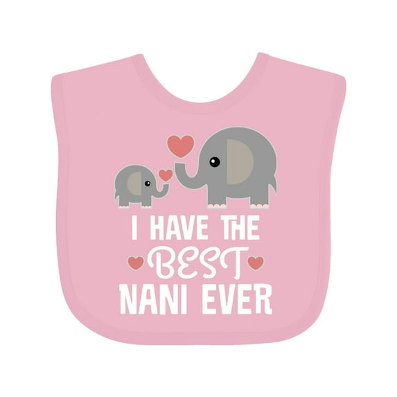 Inktastic Best Nani Ever Grandchild Boys or Girls Baby Bib