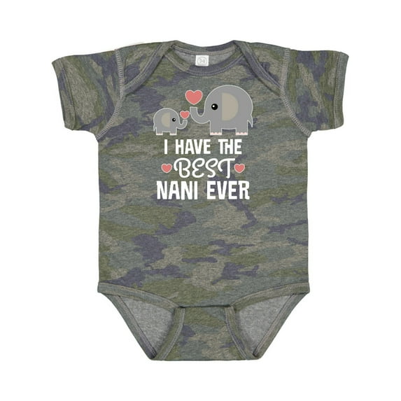 Inktastic Best Nani Ever Grandchild Boys or Girls Baby Bodysuit