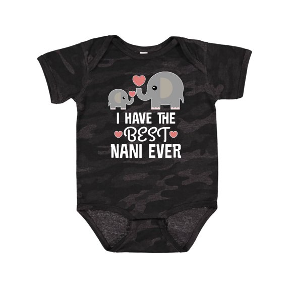 Inktastic Best Nani Ever Grandchild Boys or Girls Baby Bodysuit