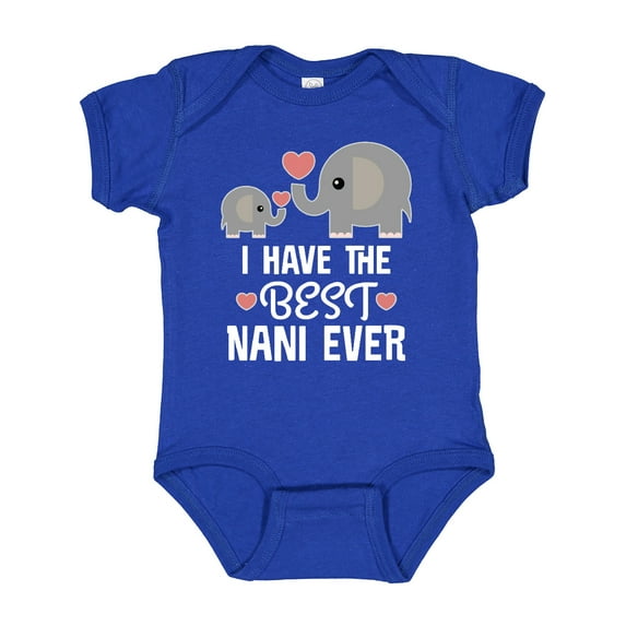 Inktastic Best Nani Ever Grandchild Boys or Girls Baby Bodysuit