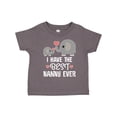 thumbnail image 1 of Inktastic Best Nanny Ever Grandchild Boys or Girls Toddler T-Shirt, 1 of 5