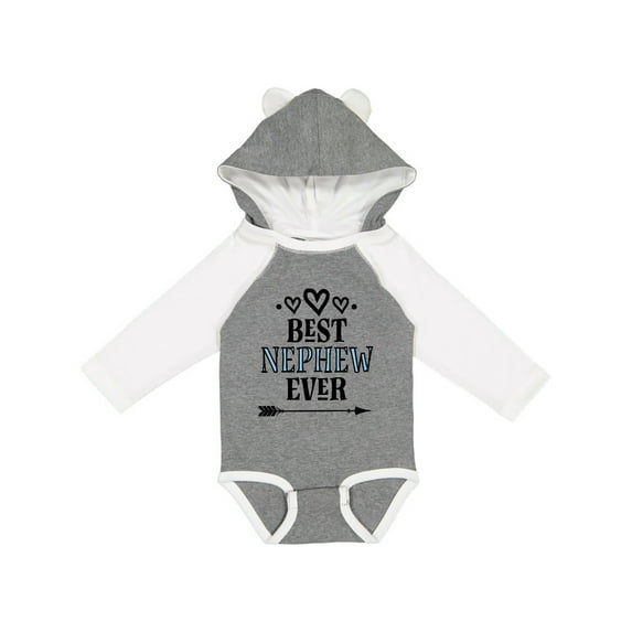 Inktastic Best Nephew Ever from Aunt Boys Long Sleeve Baby Bodysuit