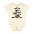 thumbnail image 1 of Inktastic Best Niece Ever from Aunt Girls Baby Bodysuit, 1 of 5