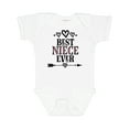 thumbnail image 1 of Inktastic Best Niece Ever from Aunt Girls Baby Bodysuit, 1 of 5