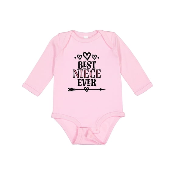 Inktastic Best Niece Ever from Aunt Girls Long Sleeve Baby Bodysuit